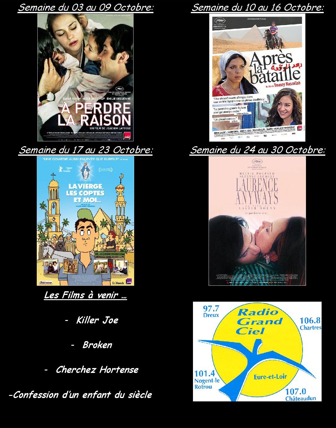  programme art et essai